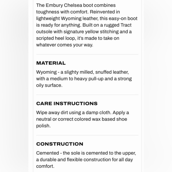 Dr Marten sz 7 Embury Chelsea boot black Wyoming leather in great pre owned cond - Picture 12 of 12